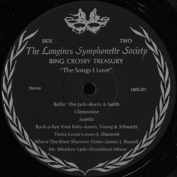 Bing Crosby - Bing Crosby's Treasury - The Songs I Love - VG+ 6 LP Record Box Set 1966 Longines Symphonette USA Vinyl - Jazz / Swing / Big Band / Vocal - Shuga Records