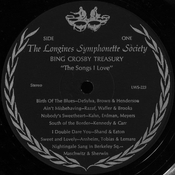 Bing Crosby - Bing Crosby's Treasury - The Songs I Love - VG+ 6 LP Record Box Set 1966 Longines Symphonette USA Vinyl - Jazz / Swing / Big Band / Vocal - Shuga Records