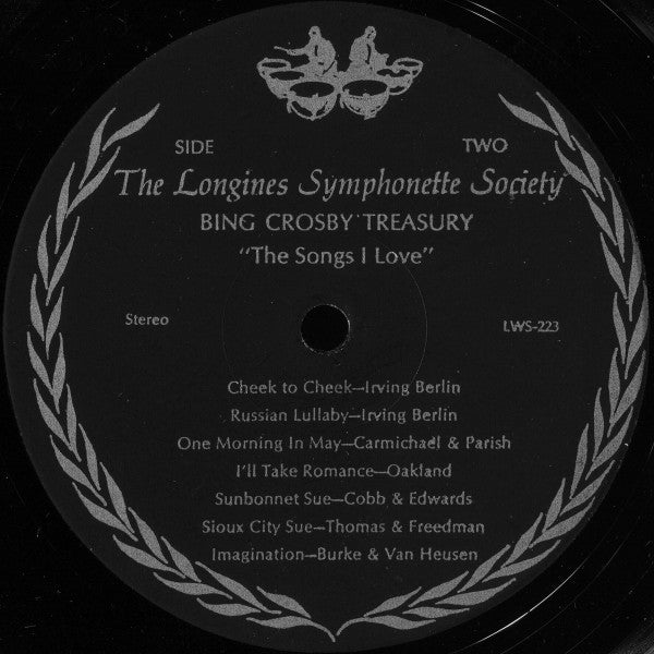 Bing Crosby - Bing Crosby's Treasury - The Songs I Love - VG+ 6 LP Record Box Set 1966 Longines Symphonette USA Vinyl - Jazz / Swing / Big Band / Vocal - Shuga Records