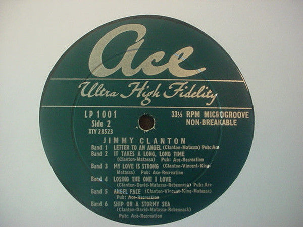 Jimmy Clanton - Just A Dream - VG LP Record 1959 Ace USA Mono Original Vinyl - Pop Rock / Rockabilly - Shuga Records