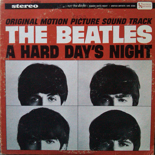 The Beatles - A Hard Day's Night (Original Motion Picture)(1964) - VG+ LP Record 1977 United Artists USA Vinyl - Pop Rock / Soundtrack - Shuga Records