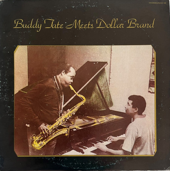 Buddy Tate Meets Dollar Brand - VG+ LP Record 1977 Chiaroscuro USA Original Vinyl - Jazz / Bop / Swing - Shuga Records