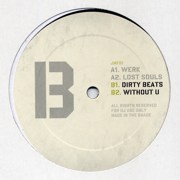 Moodymann - JMFG Edits - New 12" Single Record 2012 France Import Vinyl - House / Detroit Deep House - Shuga Records