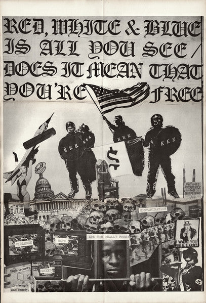 Reagan Youth - Youth Anthems For The New Order - VG+ LP Record 1984 R Radical USA 2nd Press Vinyl & Folded Poster Cover - Hardcore / Punk