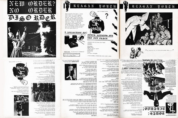 Reagan Youth - Youth Anthems For The New Order - VG+ LP Record 1984 R Radical USA 2nd Press Vinyl & Folded Poster Cover - Hardcore / Punk