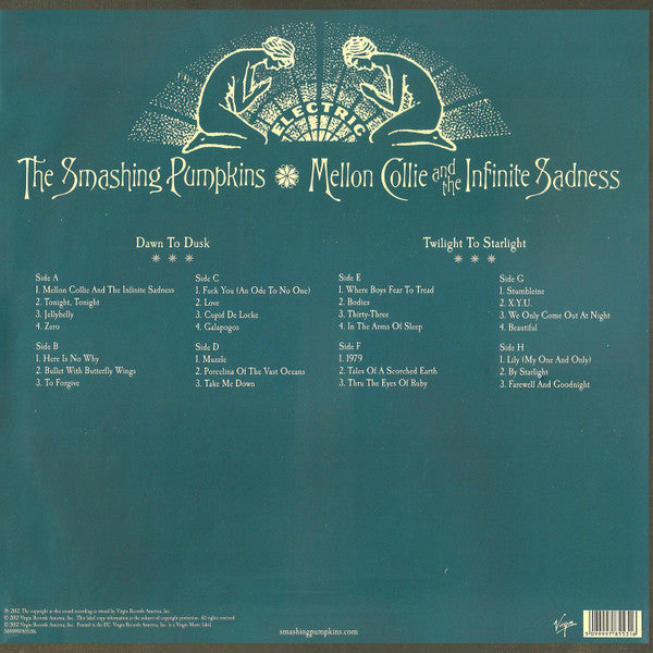 The Smashing Pumpkins - Mellon Collie and the Infinite Sadness (1995) - Mint- 4 LP Record Box Set RARE 2012 Virgin Europe 180 gram Vinyl, 2x Books & Insert - Alternative Rock - Shuga Records
