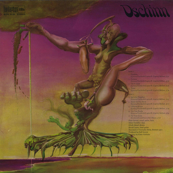 Dschinn – Dschinn - Mint- LP Record 1972 Germany Germany Vinyl - Prog Rock / Hard Rock - Shuga Records