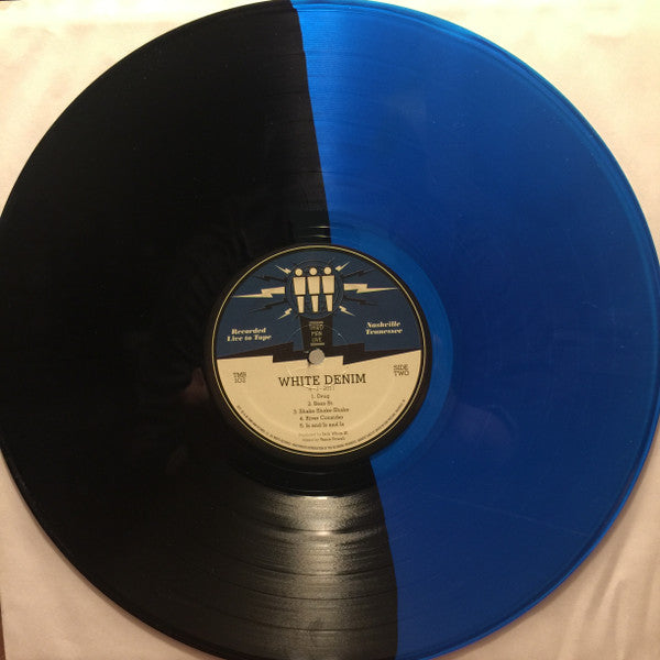White Denim - Live At Third Man - New LP Record 2011 Third Man USA Black & Blue Vinyl - Garage Rock / Psychedelic Rock - Shuga Records