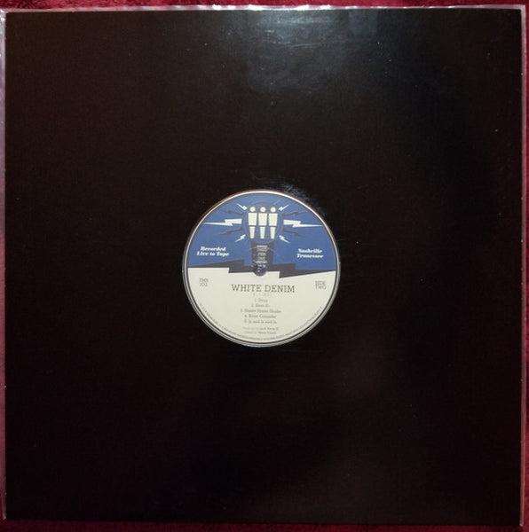 White Denim - Live At Third Man - New LP Record 2011 Third Man USA Black & Blue Vinyl - Garage Rock / Psychedelic Rock - Shuga Records