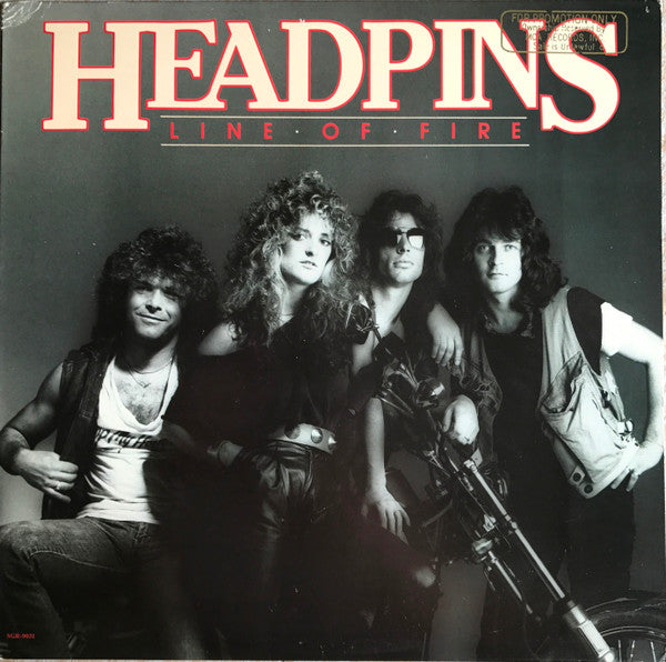 Headpins - Line Of Fire - Mint- LP Record 1983 Solid Gold USA Promo Vinyl - Heavy Metal - Shuga Records