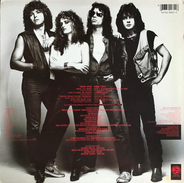 Headpins - Line Of Fire - Mint- LP Record 1983 Solid Gold USA Promo Vinyl - Heavy Metal - Shuga Records