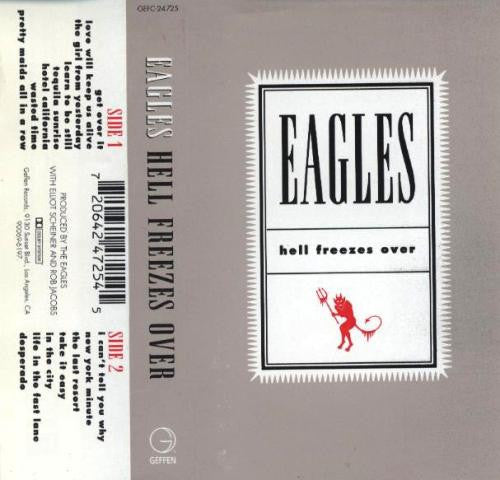 Eagles - Hell Freezes Over - Mint- Cassette 1994 Geffen USA Tape - Soft Rock / Country Rock - Shuga Records