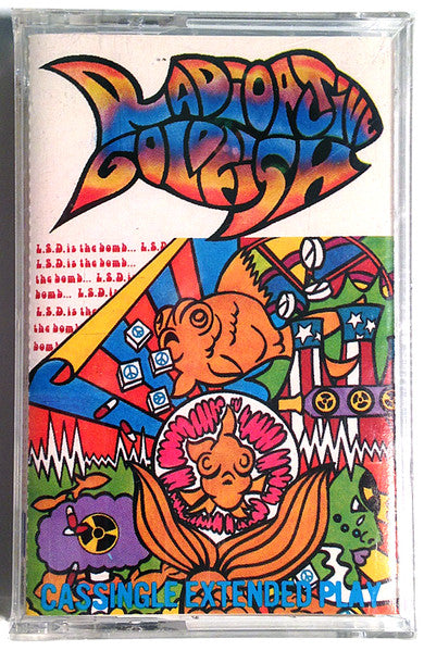 Radioactive Goldfish - L.S.D. Is The Bomb / Electrode - New EP Cassette 1991 Majii Cheetah USA Original Tape - Techno / Acid - Shuga Records