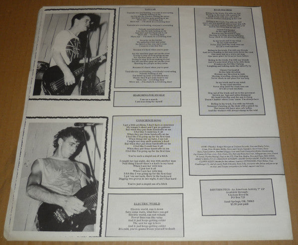 Rhythm Pigs - Rhythm Pigs - VG+ LP Record 1986 Mordam USA Vinyl - Indie Rock / Punk / Hardcore