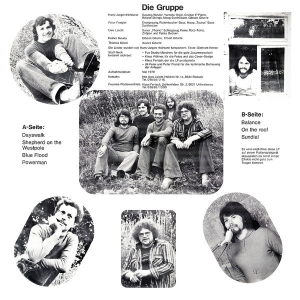 Styff Nack – Sundial - Mint- LP Record 1978 Self Released Germany Vinyl - Prog Rock / Psychedelic Rock - Shuga Records