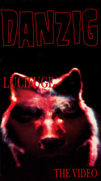 Danzig - Lucifuge The Video - VG+ 1991 VHS Tape Def American Recordings USA - Hard Rock / Heavy Metal - Shuga Records