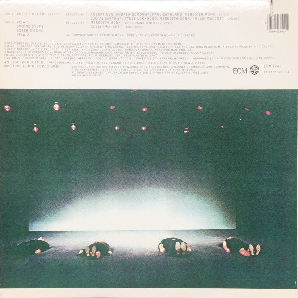 Meredith Monk - Turtle Dreams - VG+ LP Record 1983 ECM USA Original Vinyl - Electronic / Jazz / Experimental / Contemporary - Shuga Records