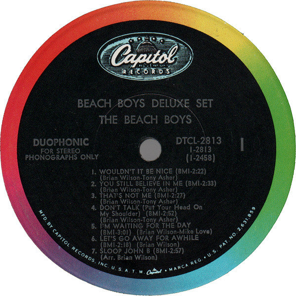 The Beach Boys ‎– The Beach Boys Deluxe Set (Contains Pet Sounds, Summer Days, Beach Boys Today) - VG+ (VG- box) 3 LP Record Set 1967 Capitol USA Stereo Vinyl - Surf Rock / Pop Rock - Shuga Records