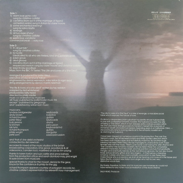 Peter Filleul - The Life And Loves Of A She Devil - Mint- LP Record 1986 BBC UK Vinyl - Soundtrack - Shuga Records