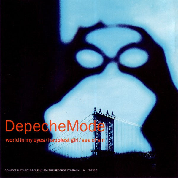 Depeche Mode – World In My Eyes / Happiest Girl / Sea Of Sin - VG+ 12" Single Record 1990 Sire Reprise Mute Original Vinyl - Synth-pop / House - Shuga Records
