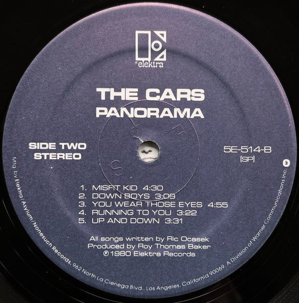 The Cars - Panorama - VG+ LP Record 1980 Elektra USA Vinyl - Pop Rock / New Wave / Synth-pop - Shuga Records