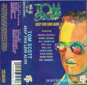 Tom Scott - Keep This Love Alive - Used Cassette 1991 GRP Tape - Jazz