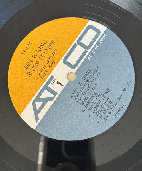 Ben E. King - Seven Letters - VG+ LP Record 1964 ATCO USA Original Vinyl - Soul / R&B - Shuga Records