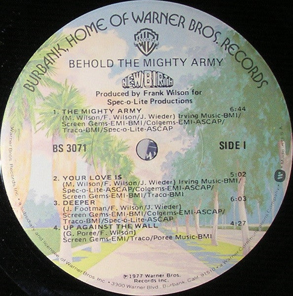 New Birth Featuring Leslie Wilson - Behold The Mighty Army - VG+ LP Record 1977 Warner Vinyl - Funk / Disco / Soul