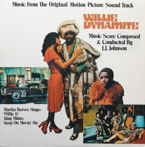 J.J. Johnson - Willie Dynamite (Music From The Original Motion Picture 1974) - VG+ LP Record 1990's MCA USA Unofficial Vinyl - Soundtrack - Shuga Records