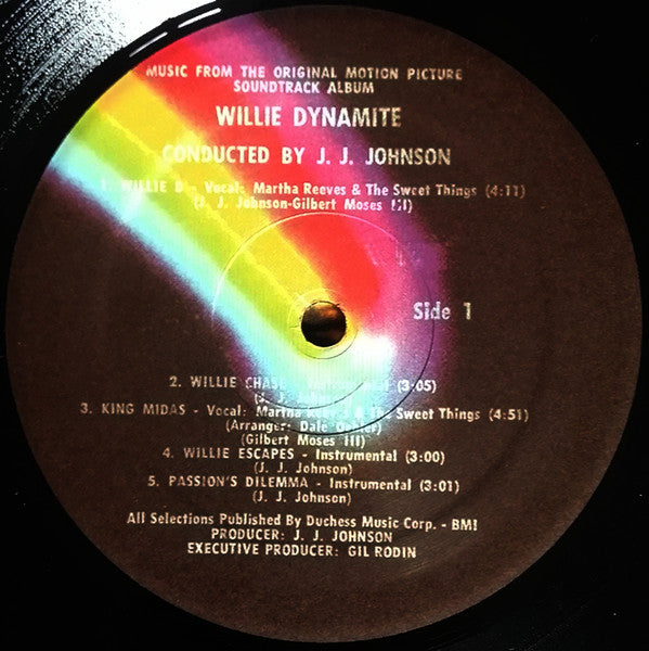 J.J. Johnson - Willie Dynamite (Music From The Original Motion Picture 1974) - VG+ LP Record 1990's MCA USA Unofficial Vinyl - Soundtrack - Shuga Records