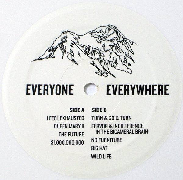 Everyone Everywhere - Everyone Everywhere - Mint- LP Record 2012 USA White Vinyl & Insert - Indie Rock / Emo - Shuga Records