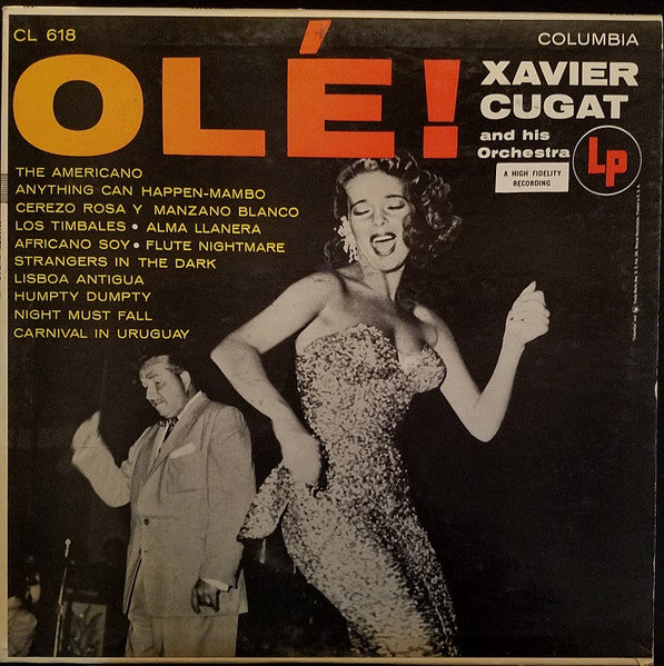 Xavier Cugat And His Orchestra – Olé! (1955) - VG+ LP Record 1963 Columbia USA Vinyl - Jazz / Latin Jazz / Afro-Cuban - Shuga Records