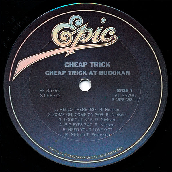 Cheap Trick - At Budokan Japan - VG+ LP Record 1979 Epic USA Vinyl & Booklet - Pop Rock / Power Pop - Shuga Records
