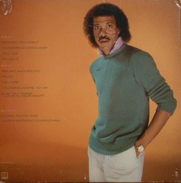 Lionel Richie - Lionel Richie - Mint- LP Record 1982 Motown USA Vinyl - Soul / Funk - Shuga Records