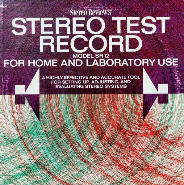 Unknown Artist - Stereo Review's Stereo Test Record (Model SR 12) - Mint- LP Record 1969 HiFi Stereo Review USA Vinyl & 2x Booklets - Non-Music / Classical / Technical - Shuga Records