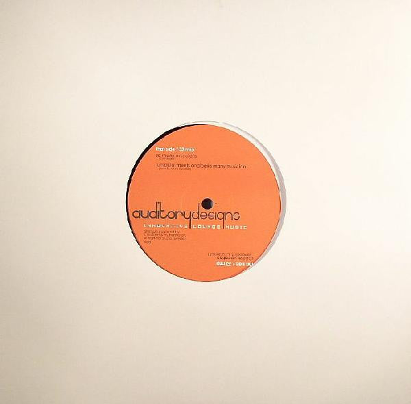 Analogik - So Many Musicians - New 10" Single Promo Record 2005 Auditorydesigns Denmark Vinyl - Downtempo / Dub / Future Jazz - Shuga Records