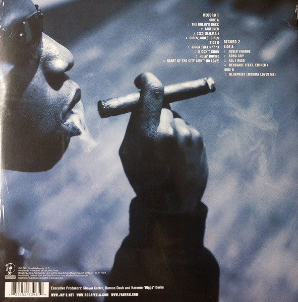 Jay-Z - The Blueprint - VG+ 2 LP Record 2001 Roc-A-Fella USA Original RARE Vinyl - Hip Hop - Shuga Records