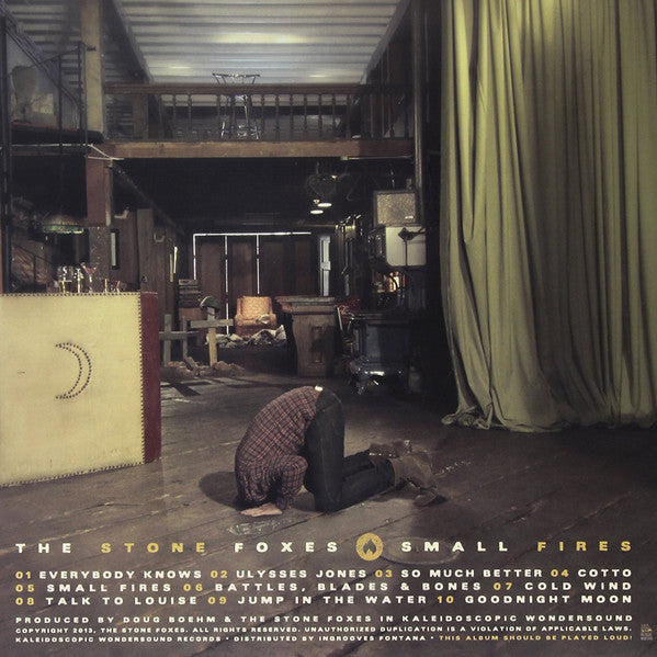 The Stone Foxes - Small Fires - Mint- LP Record 2013 Kaleidoscopic Wondersound Clear Green Vinyl - Rock