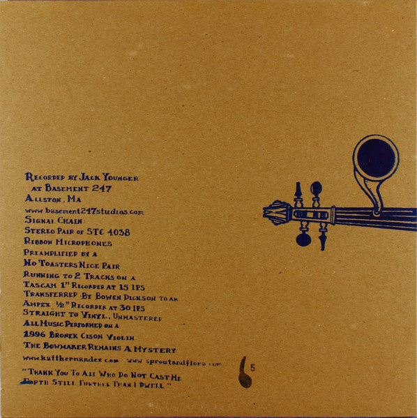 Katt Hernandez - Unlovely - New LP Record 2010 Ehse USA Vinyl - Jazz / Free Improvisation - Shuga Records