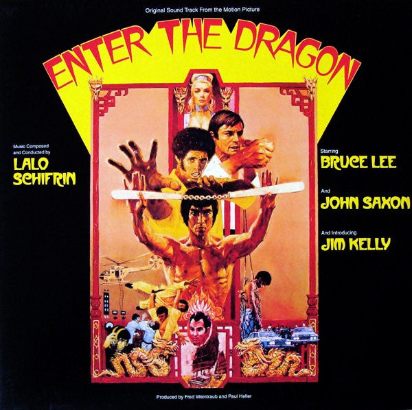 Lalo Schifrin - Enter The Dragon (Original Motion Picture 1973) - Mint- (VG cover) LP Record 2001 Warner UK Germany Vinyl - Soundtrack - Shuga Records