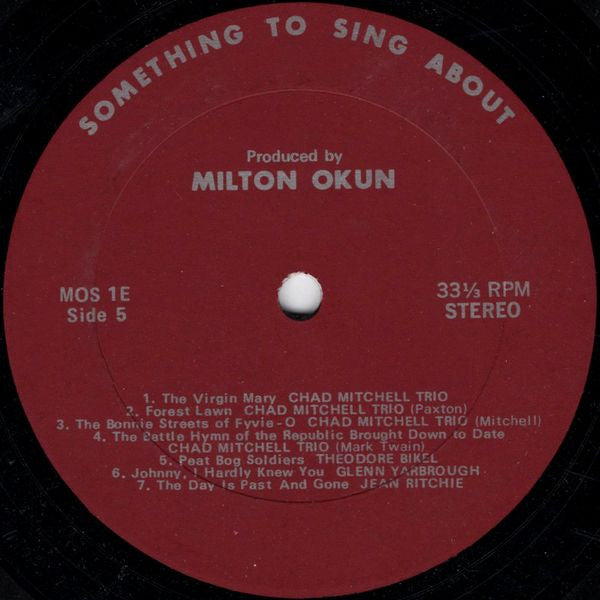 Various - Something To Sing About! - VG+ 3 LP Record Box Set 1968 Private Press USA Vinyl - Folk / Soft Rock / Blues / Children's - Shuga Records