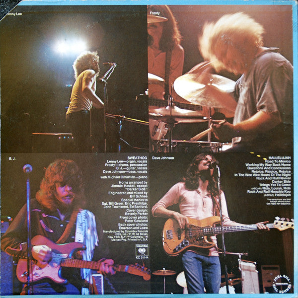 Sweathog - Hallelujah - Near Mint- LP Record 1972 Columbia USA Vinyl - Hard Rock / Blues Rock - Shuga Records