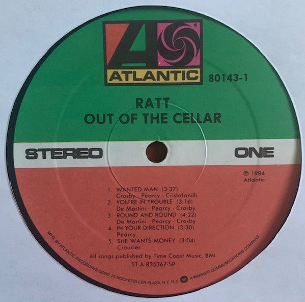 Ratt - Out Of The Cellar - Mint- LP Record 1984 Atlantic USA Original Press Vinyl - Heavy Metal / Hard Rock / Glam - Shuga Records