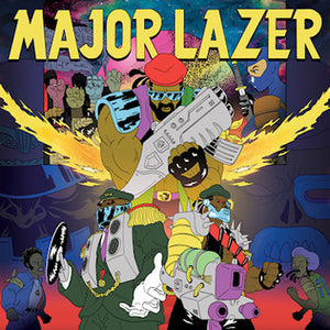 Major Lazer ‎– Free The Universe - Mint- 2 LP Record 2013 Secretly Canadian Mad Decent Red & Yellow Vinyl & Insert - Electronic / Dub / Reggae