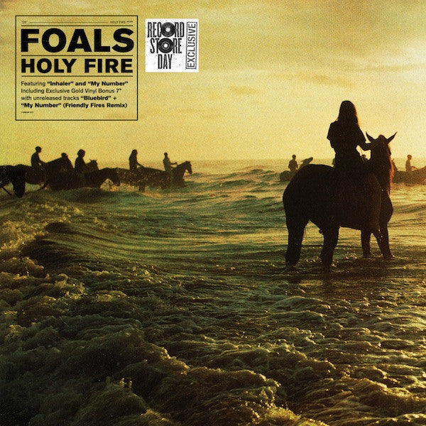 Foals - Holy Fire- VG+ LP Record Store Day 2013 Warner Transgressive RSD Vinyl, 7" Gold Single & Download - Indie Rock - Shuga Records