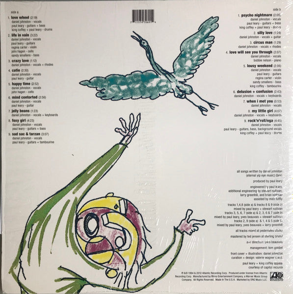 Daniel Johnston - Fun (1994) - Mint- LP Record Store Day 2013 ORG Music USA Vinyl - Rock / Lo-Fi - Shuga Records