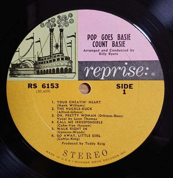 Count Basie - Pop Goes The Basie - VG+ LP Record 1965 Reprise USA Vinyl - Jazz / Big Band / Swing - Shuga Records