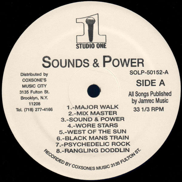 Ernest Ranglin - Sounds & Power - VG LP Record 1996 Studio One USA Vinyl - Reggae / Rocksteady - Shuga Records