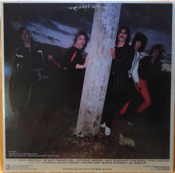 The Cars - The Cars - VG+ LP Record 1978 Elektra RCA Music Service Club Edition Vinyl - New Wave / Pop Rock - Shuga Records