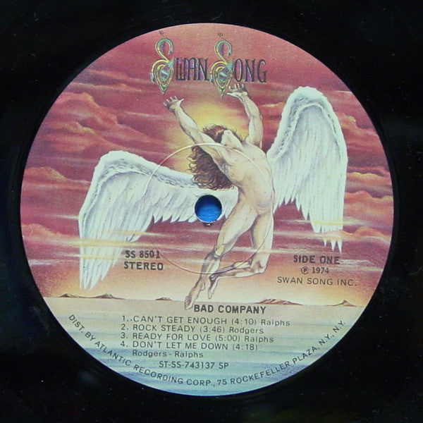 Bad Company - Bad Company (1974) - Mint- LP Record 1977 Swan Song USA Vinyl - Hard Rock / Classic Rock - Shuga Records